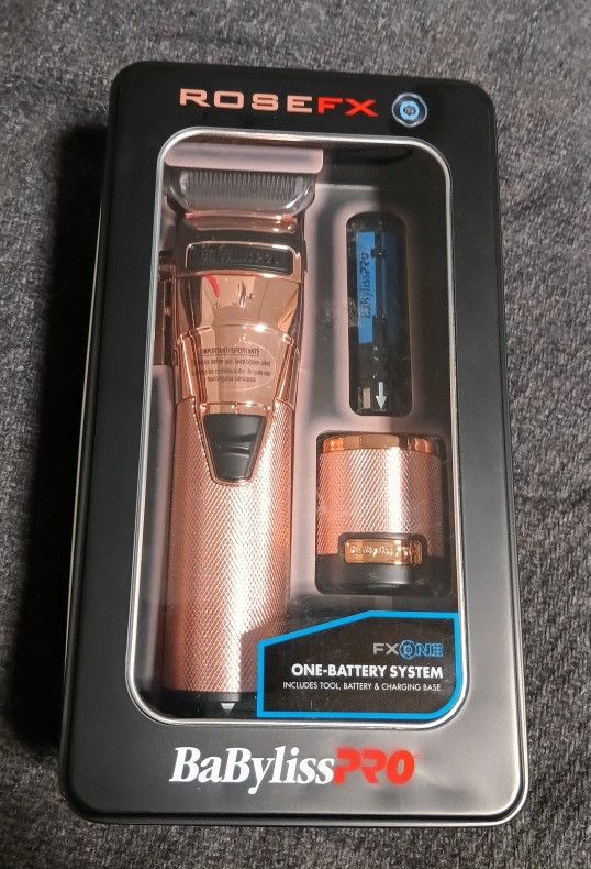 BABYLISS PRO ROSE FX CORDLESS GOLD CLIPPERS NEW