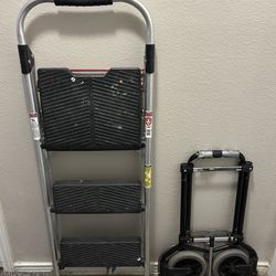 3 Steps Stairs And Dolly