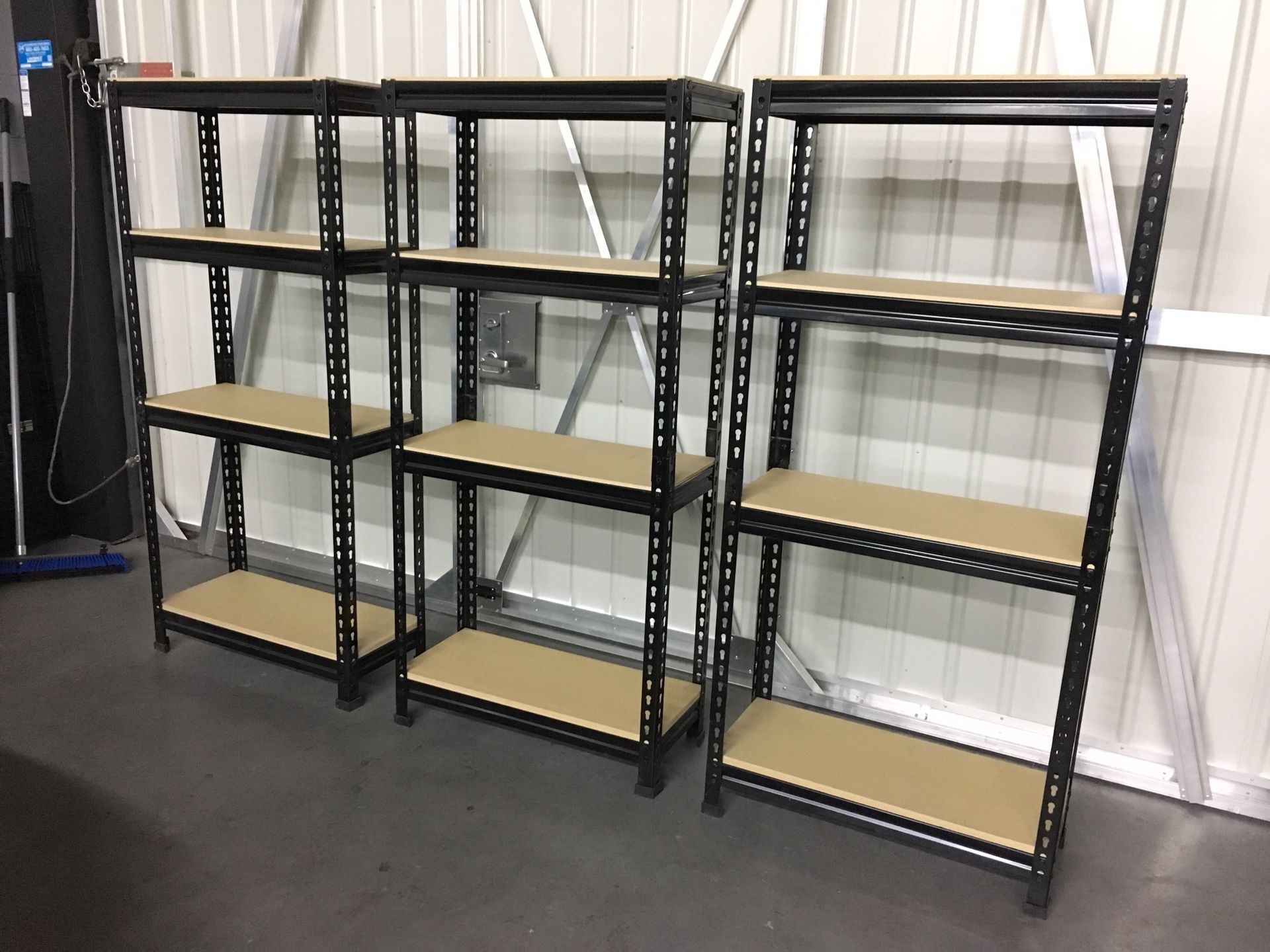 Garage storage shelves/ racks