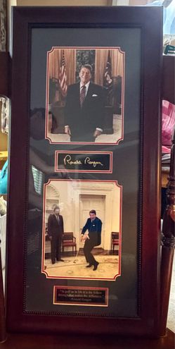 Autographed Ronald Reagan Memorabilia