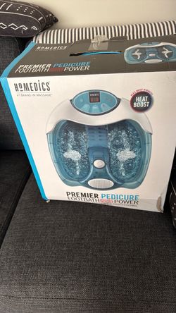 Homedics Premier Pedicure foot bath with heat boost power