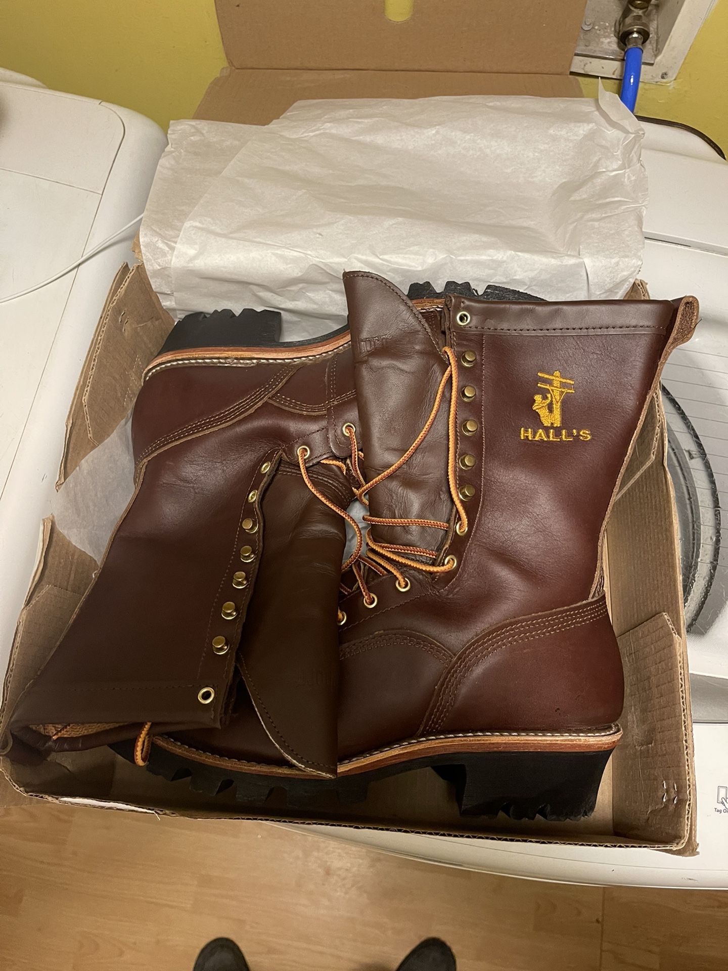 Halls Safety Linemen Boots
