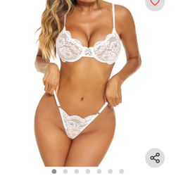 Women Bra and Panty Sets with Underwire Floral Lace Lingerie Set