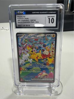 Pikachu Ex 149/128 CGC 10