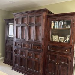 Three Piece Heavy Solid Wood