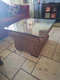 Coffee Color Table Glass