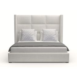 California King Upholstered Low Profile Bed