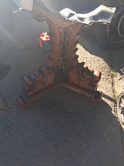 Antique dragon table