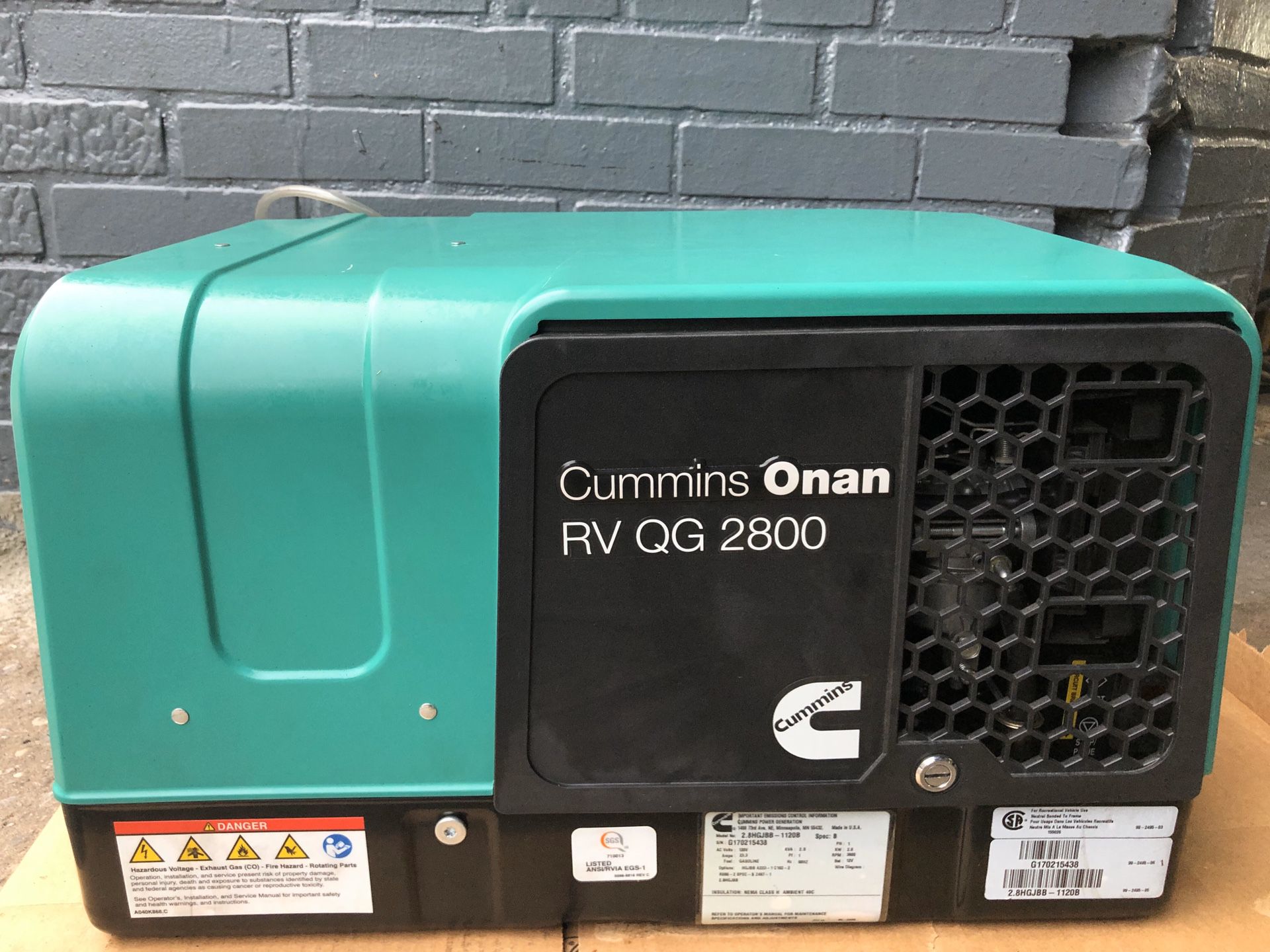 Cummins Onan RV QG 2800