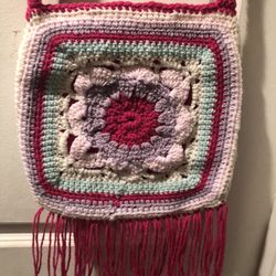 Granny Square Purse Fully Lined Ready to Ship