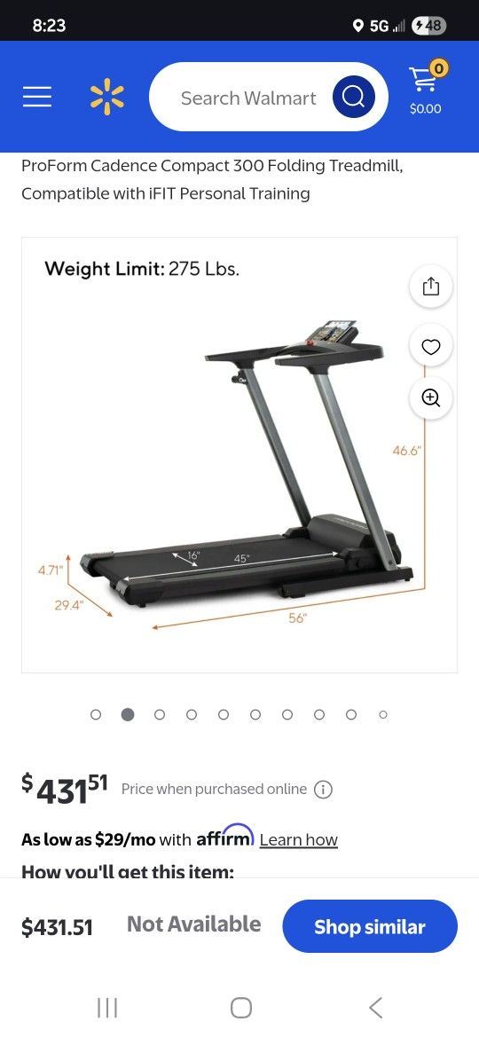 ProForm Cadence Compact 300 Treadmill