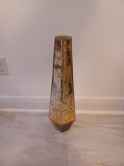 Gold Glass Vase