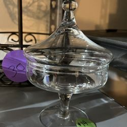 Princess House Heritage Crystal Pedestal Candy Dish. 