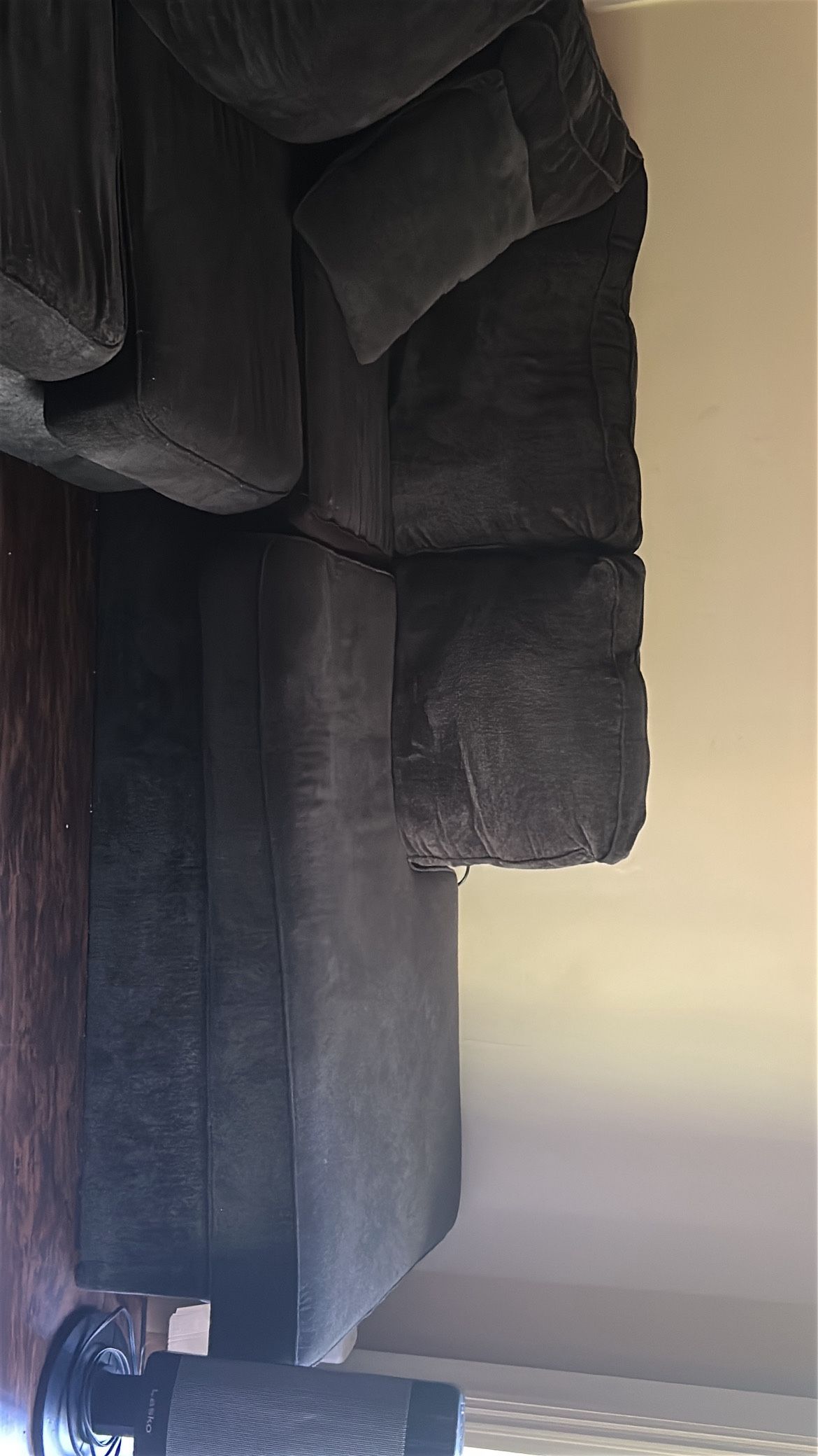 Blue Two Piece sectional Couch