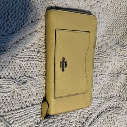 Yellow Coach Wallet 