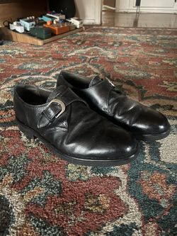 Men’s Monk Shoe With Buckle (black) Size 12