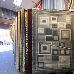 5x7 Area Rug Carpet Rugs Modern Design Thick Colors Gray