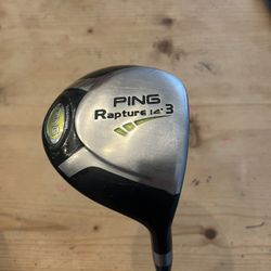 PING RAPTURE FAIRWAY WOOD 3 WOOD 3W 14°