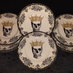 8 Victorian English Pottery Est 1819 Small Salad Plate Dish