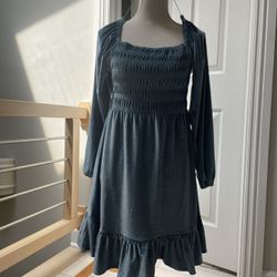 Blue BabyDoll Dress (Medium)