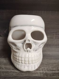 Ceramic Halloween Decorative Skull