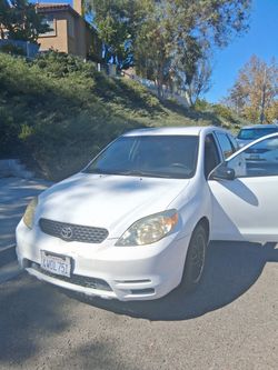 Toyota Matrix White Hatchback