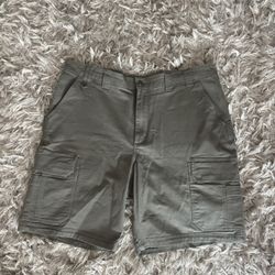 Duluth Trading Cargo Shorts – Men’s 42 Gray Flex