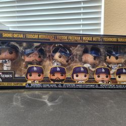 FUNKO POP! 2024 Los Angeles Dodgers MLB World Series Champ 5 Pack Limited Edition