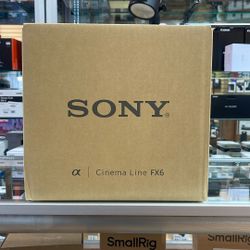 Sony FX6 Cinema Camera 