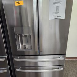 GE PROFILE ENERGY STAR 27.9
CU. FT. SMART FINGERPRINT
RESISTANT 4-DOOR FRENCH-DOOR
REFRIGERATOR WITH DOOR IN
DOOR