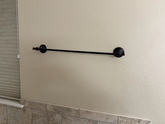 Bathroom towel bars and towel ring