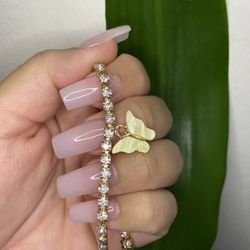 Butterfly ankle bracelet