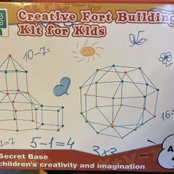 New Creative Fort Building Kit For Kids. STEM Toy. Great Gift!