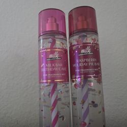 Birthday Cake And Raspberry Set Bbw Mist Spray 