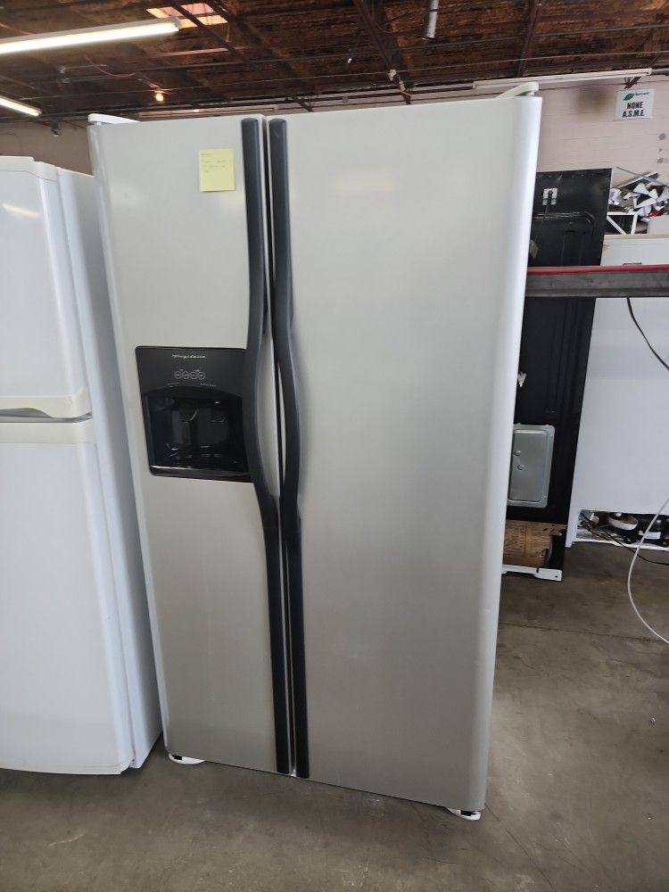 Frigidaire Stainless Gray Side By Side Fridge