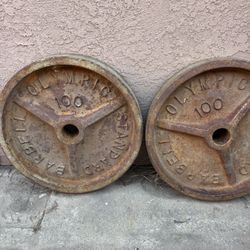100 Lbs Olympic Weights 