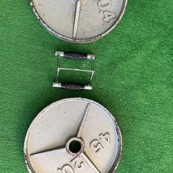 Deep dish 45 Lbs Plates