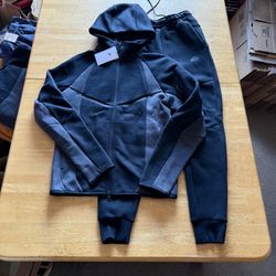 New Nike Tech Fleece SET Hoodie Jacket Pants Joggers Sweats Black Men’s XS