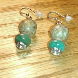 Genuine Stone Handmade Earrings