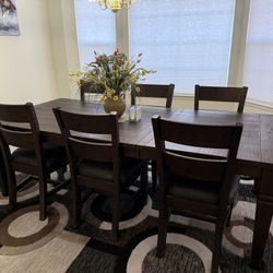 Dining Table Set With 6 Chairs