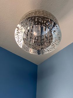 Large crystal chandelier