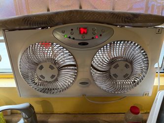 Bionaire Twin Window Fan with Digital Display