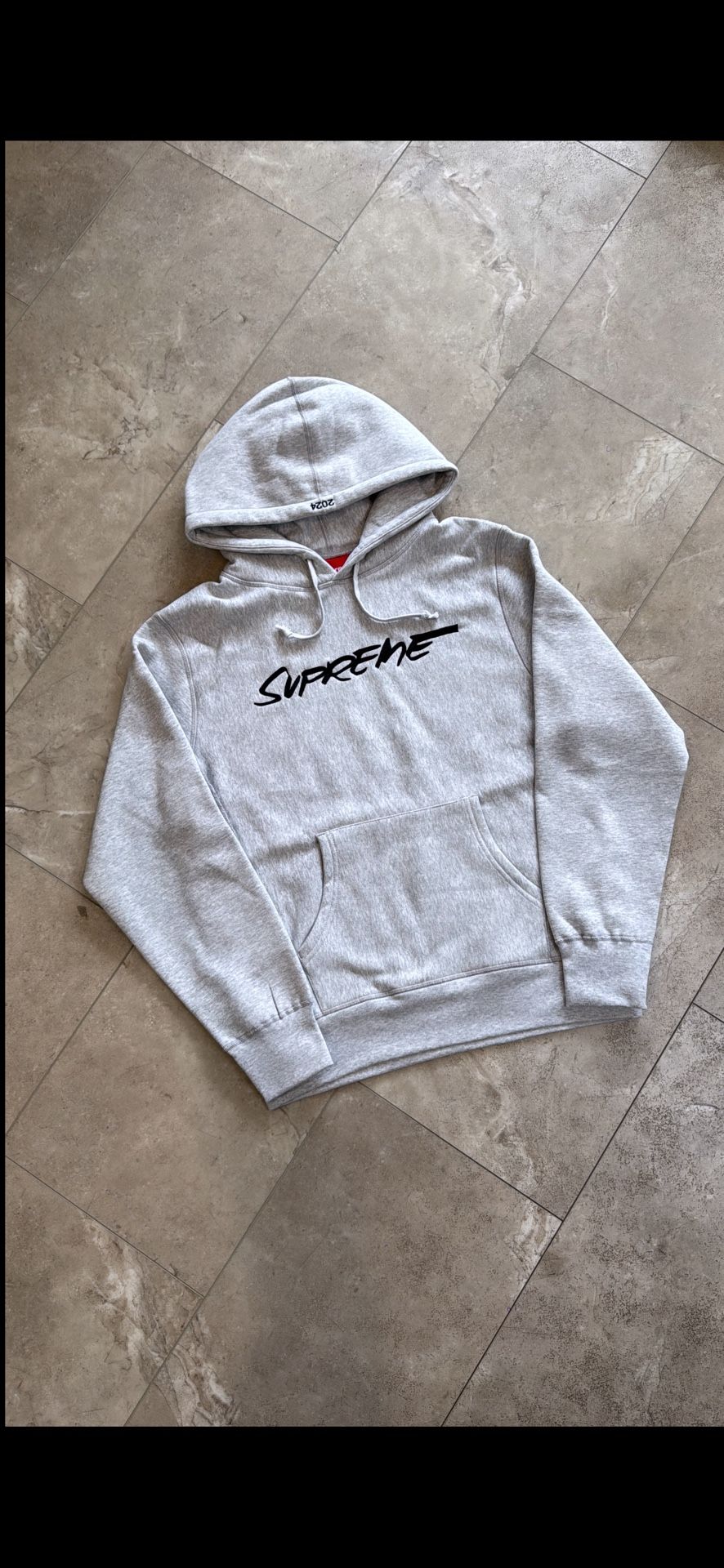 Grey Supreme Hoodie 2024