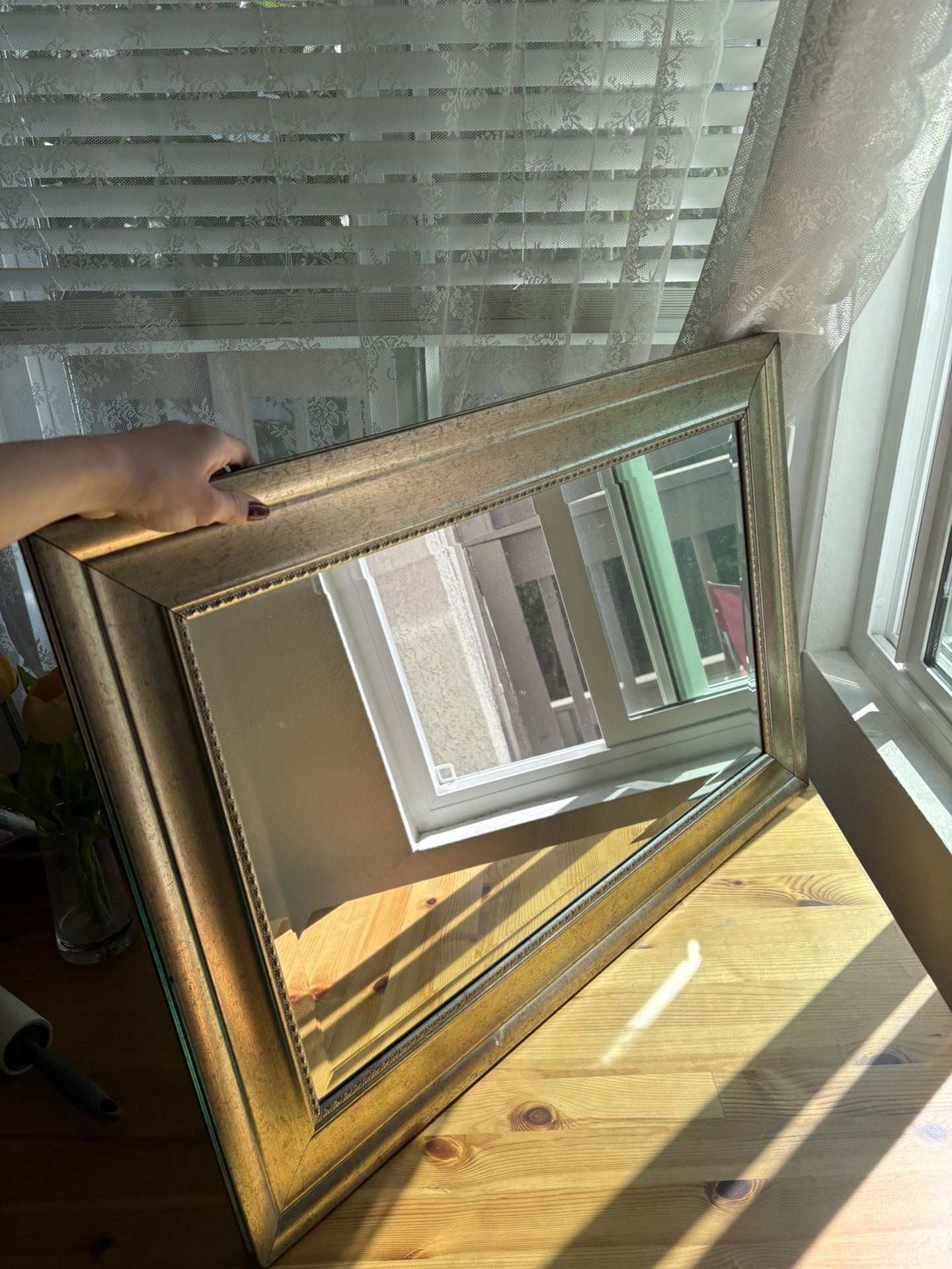 Antique Light Bronze Mirror