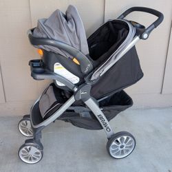 Chicco Bravo Stroller And Car Seat System With Two Bases