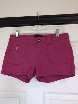 Size 27 hot pink Guess mico mini y2k shorts