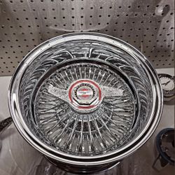 13x7 72 Straight Lace All Chrome USA Plated Engraved (Serious Buyers Only)