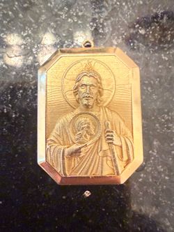 10K Solid Gold Saint Jude Pendant
