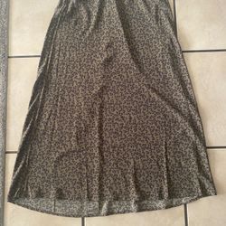 Skirt Olive Leop