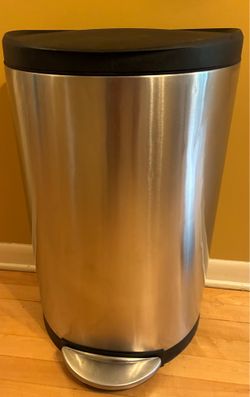 13 Gallon Simple Human Step Can